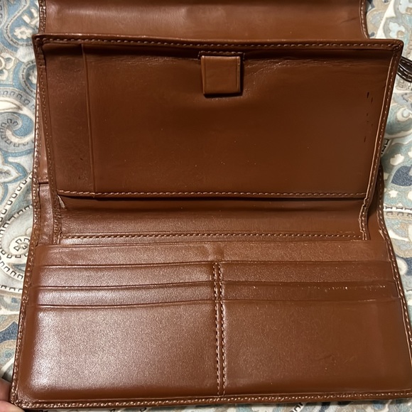 GUC vintage brown buckle Coach wallet - Picture 4 of 12
